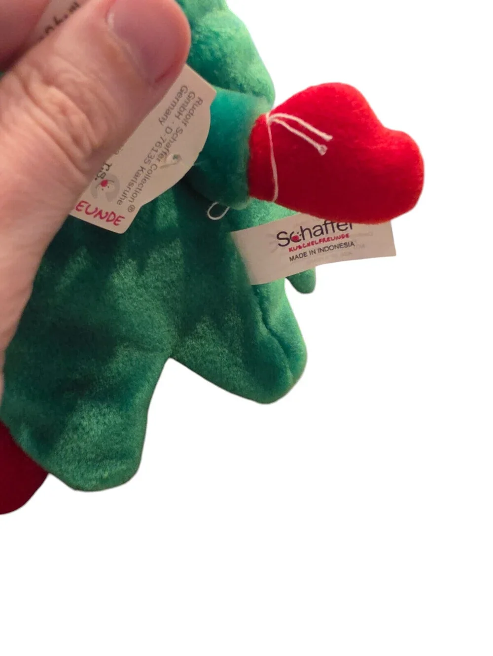 Plush Schaffer Kuschelfreunde Christmas Tree With Face 11